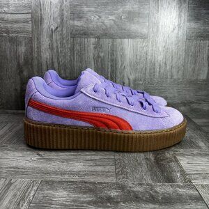 Puma X Fenty Creeper Men 's size 11 Phatty Lavender Alert Burnt Red Gum Shoes